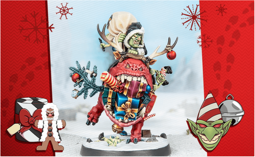 GW Unveils Christmas-Themed Loonboss on Giant Squig