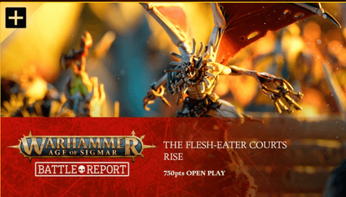 Exploring New Flesh-Eater Courts Rules from warhammer+ battle report